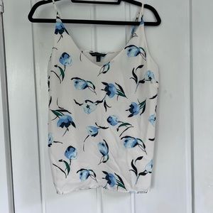 Banana Republic floral white cami